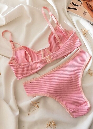 diğer Beden İç Çamaşırı Takımı - Soft Touch Collection-Pembe