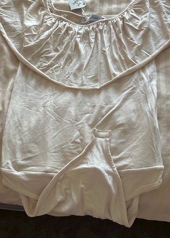 Bej Hamile bluz - Görsel 3