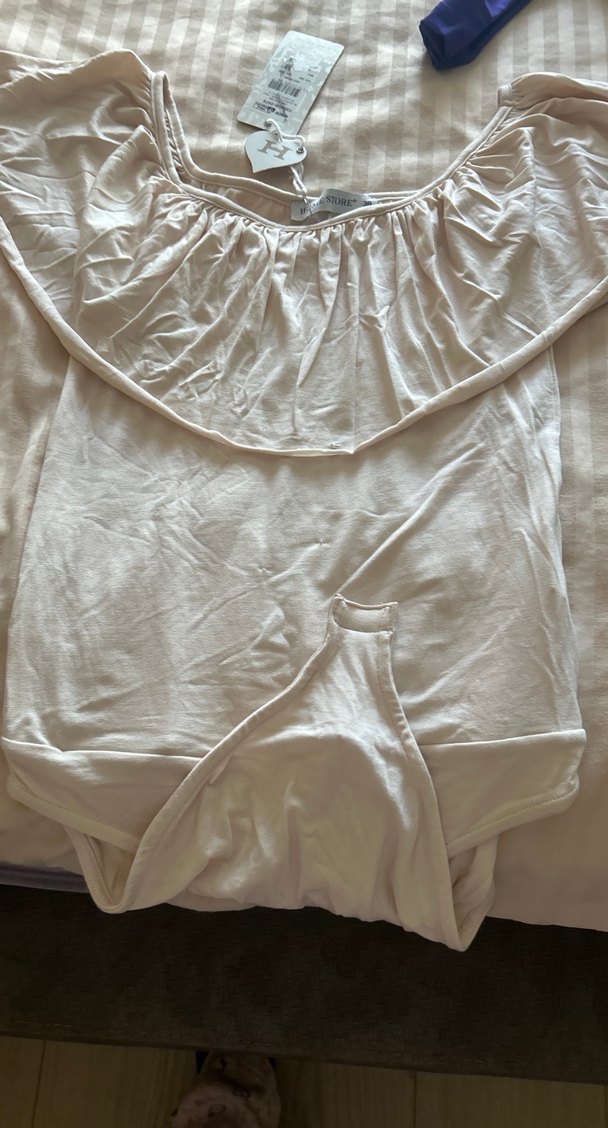 Bej Hamile bluz - Görsel 3