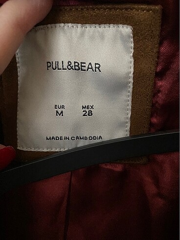 Pull and Bear Pull and bear süet ceket