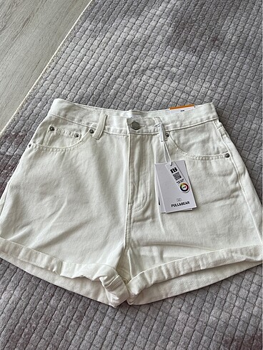 Pull and bear mom jean şort