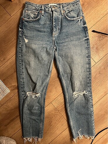 34 Beden Zara yuksek bel jean