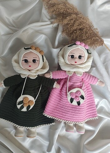 Tesettürlü amigurumi bebek