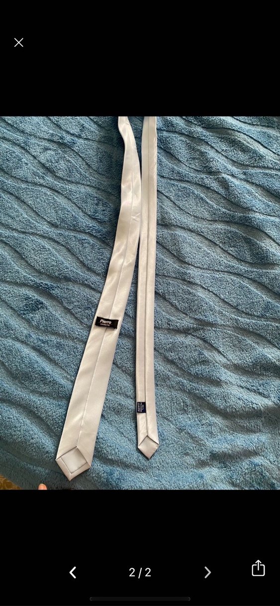 Açık mavi  Erkek Kravat - Görsel 2