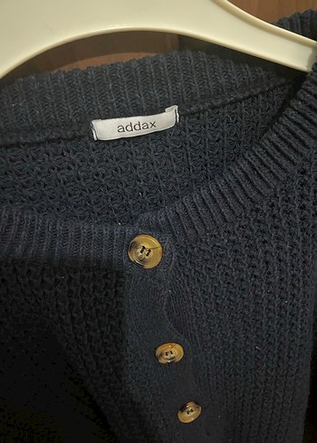 Kadın Lacivert Örgü Hırka - Görsel 2