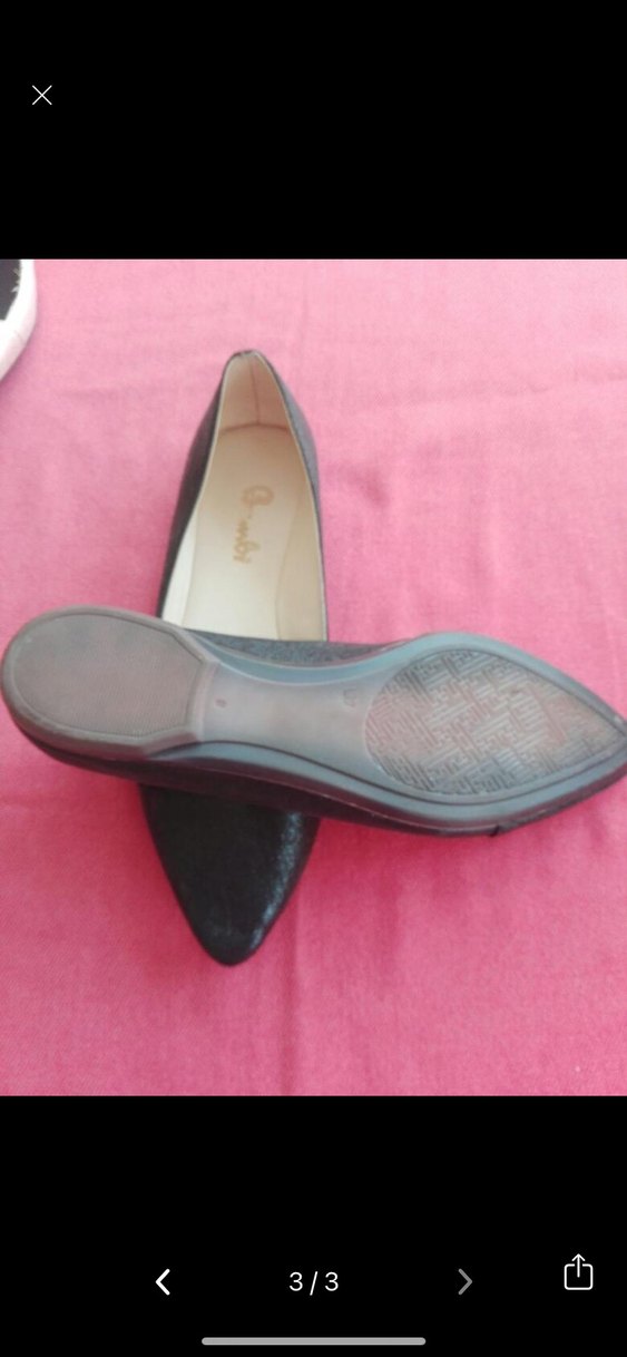 Klasik Lacivert Stiletto Topuklu Kadın Babet - Görsel 3