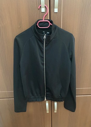 Siyah Fermuarlı Kadın Ceket - Görsel 3