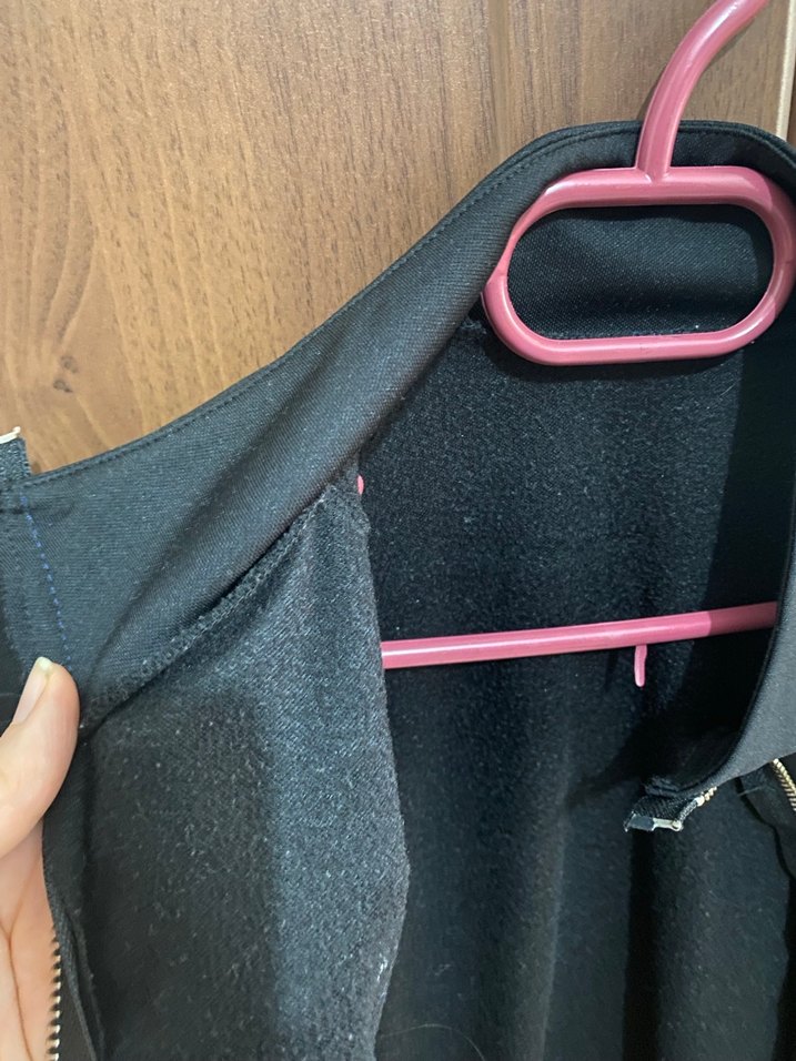 Siyah  Fermuarlı Kadın Ceket - Görsel 2