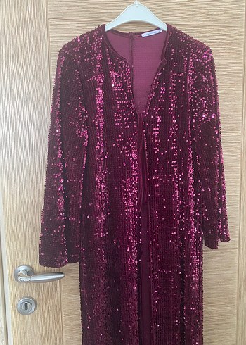 Pul payet hırka - Görsel 4