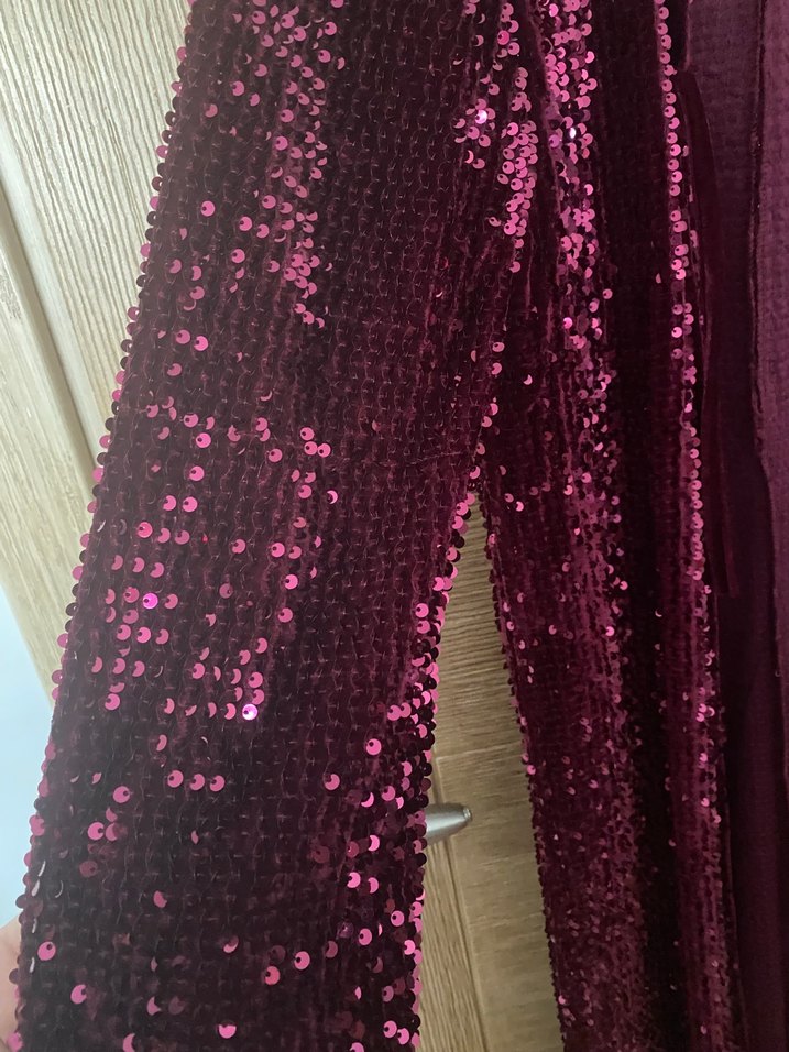 Pul payet hırka - Görsel 2