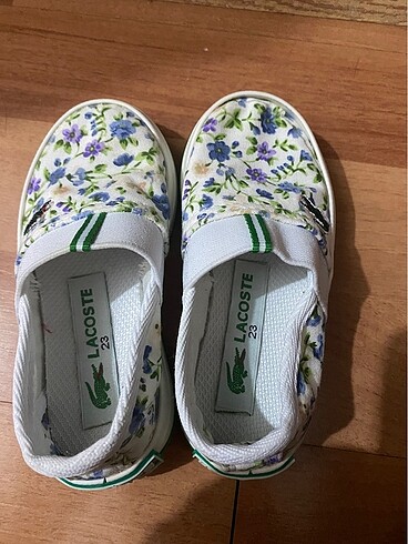 22 Beden Kız çocuk lacoste ayakkabı