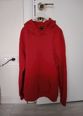 Kırmız ıerkek Kapüşonlu Sweatshirt - Görsel 2