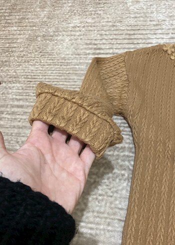 Nakışlı Bohem Tarz Kadın Örgü Kazak - Görsel 4