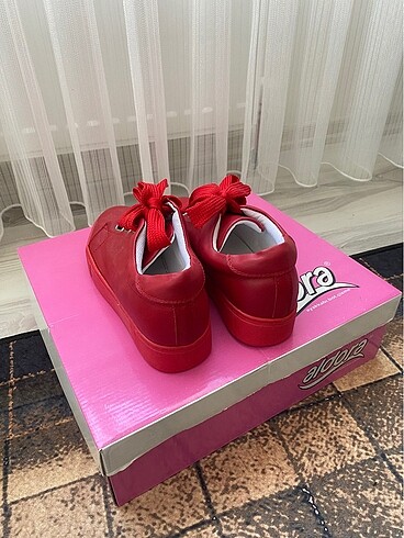 36 Beden kırmızı Renk Kadın spor ayakkabı