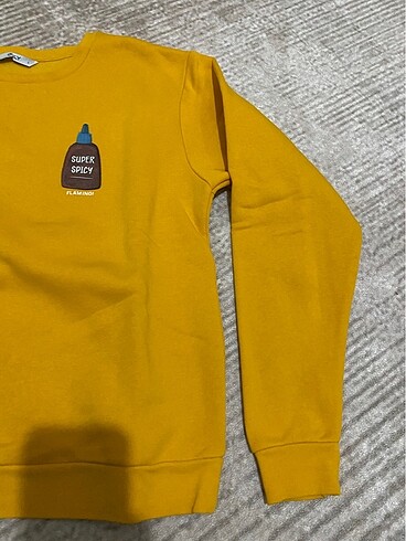 s Beden sarı Renk Kadın Sweat