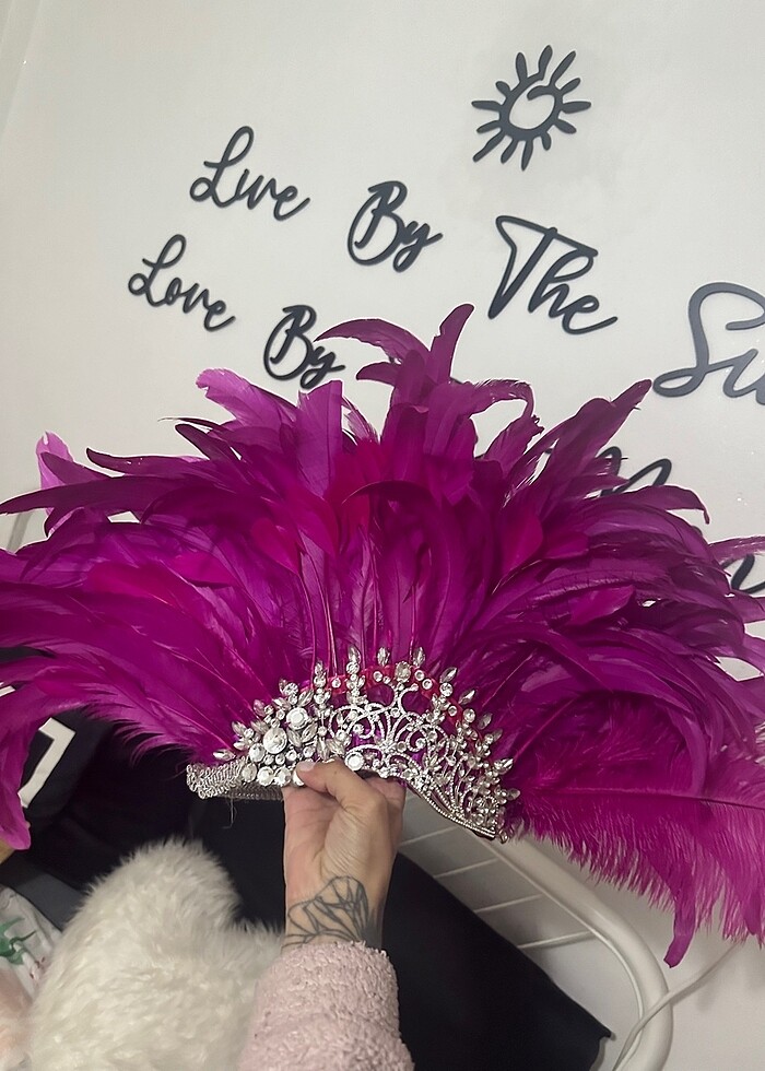 Dans tüylü başlık - Görsel 2