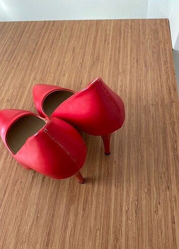 38 Beden Kırmızı topuklu ayakkabı 
