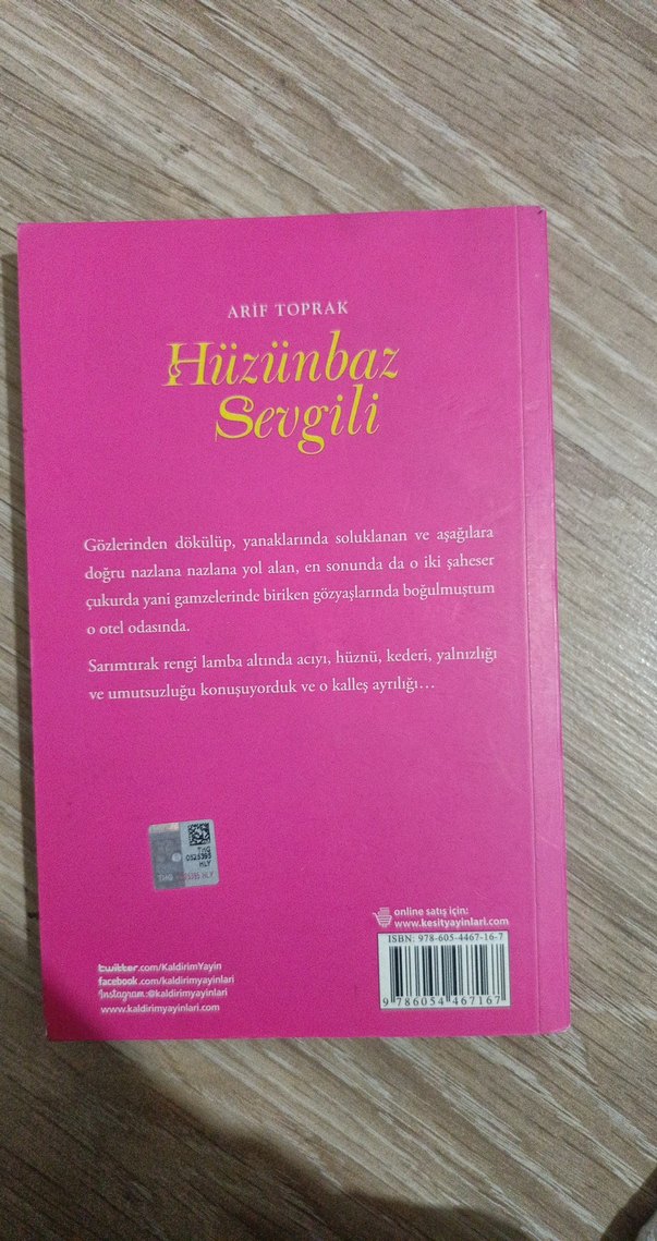 Hüzünbaz Sevgili - Arif Toprak - Görsel 2