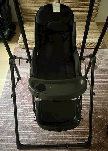 Siyah Bebek Mama Sandalyesi - Görsel 2