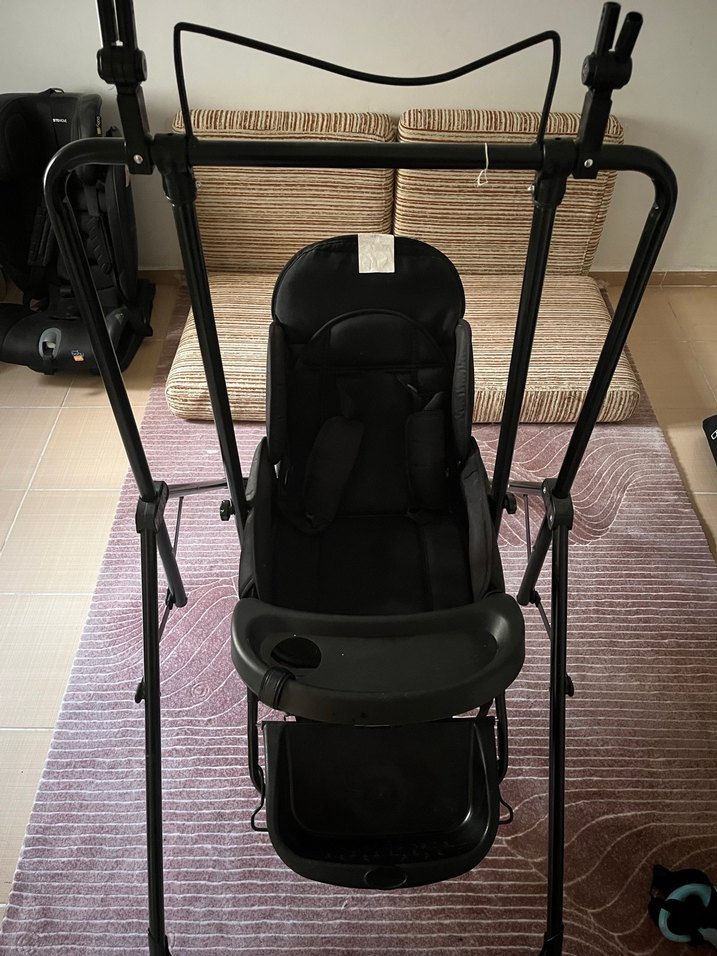 Siyah Bebek Mama Sandalyesi - Görsel 3