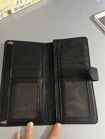 Beden Siyah unisex cüzdan