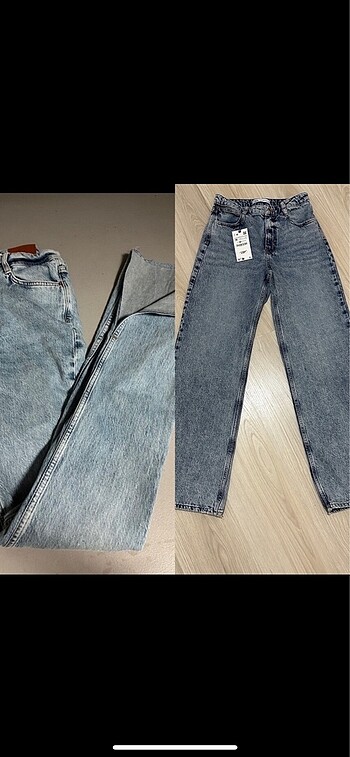 ZARA ORJINAL 38 Beden 2 adet Jeans