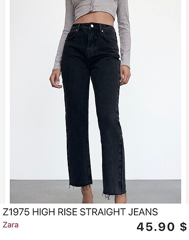 ZARA Orjinal STRAIGHT FIT 38 Beden