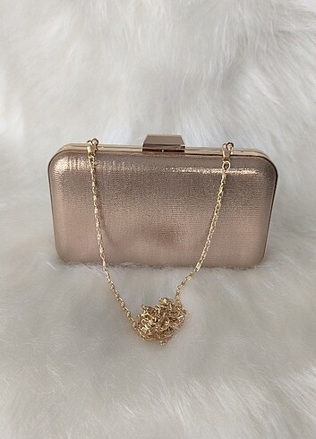 Diğer Bronz renk abiye clutch