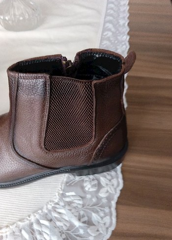 Klasik Kahverengi Deri Erkek Bot - Görsel 2