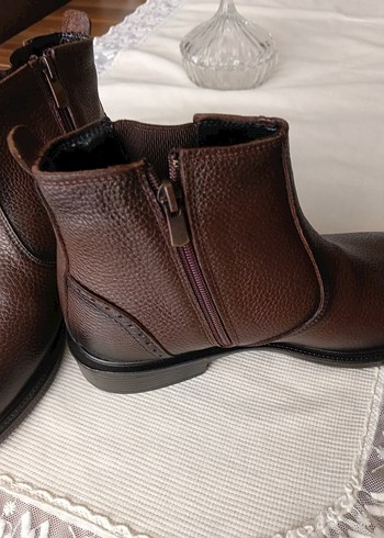 Klasik Kahverengi Deri Erkek Bot - Görsel 3