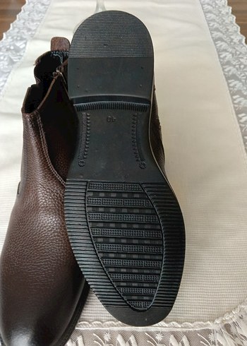 Klasik Kahverengi Deri Erkek Bot - Görsel 4