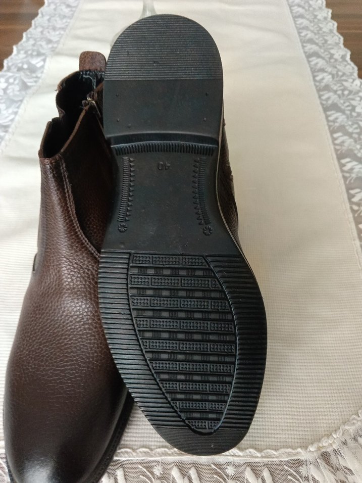 Klasik Kahverengi Deri Erkek Bot - Görsel 4