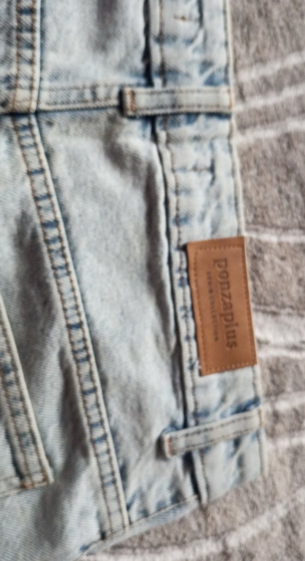 Kadın açık mavi Mini Jean Şort - Görsel 3