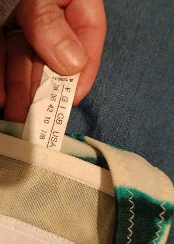 Kadın Çok Renkli Bağcıklı Mini Bikini Üstü - Görsel 2