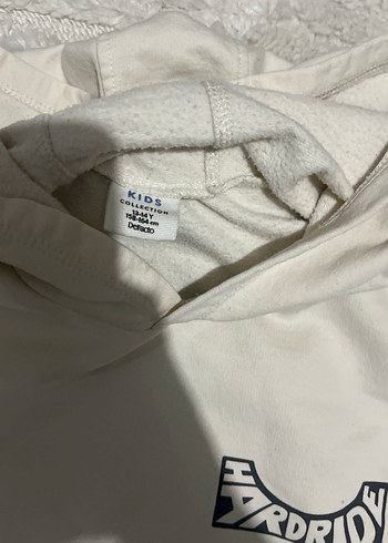 Siyah Kapüşonlu Erkek çocuk Sweatshirt - Görsel 9