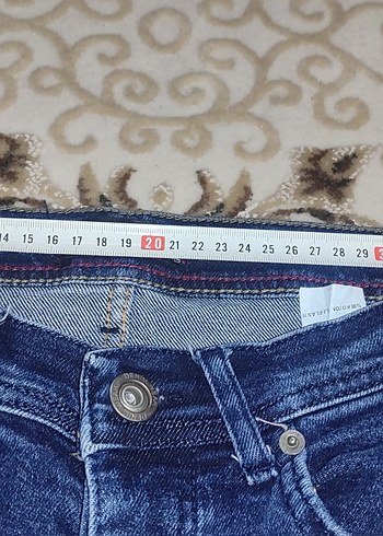 Erkek Lacivert Dar Kesim Denim Pantolon - Görsel 7