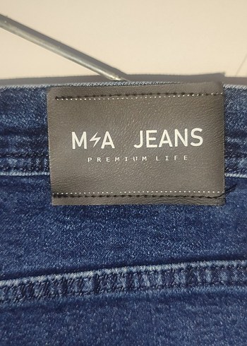 Erkek Lacivert Dar Kesim Denim Pantolon - Görsel 3