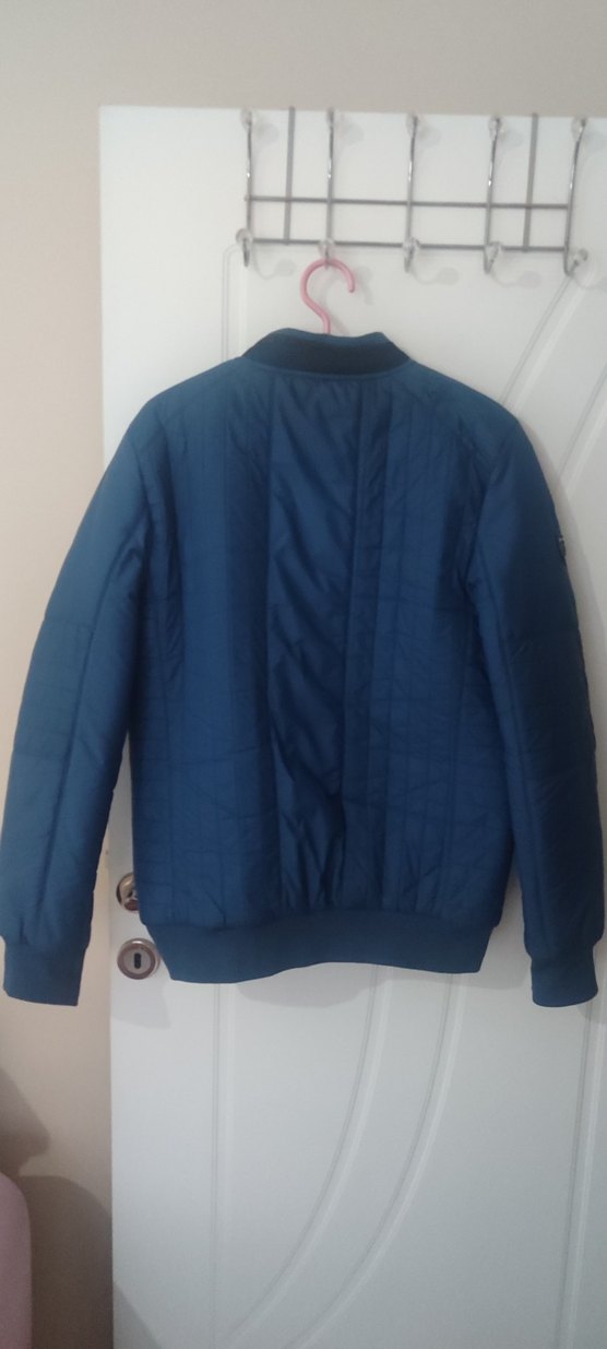 Erkek Lacivert Fermuarlı Günlük Ceket - Görsel 2