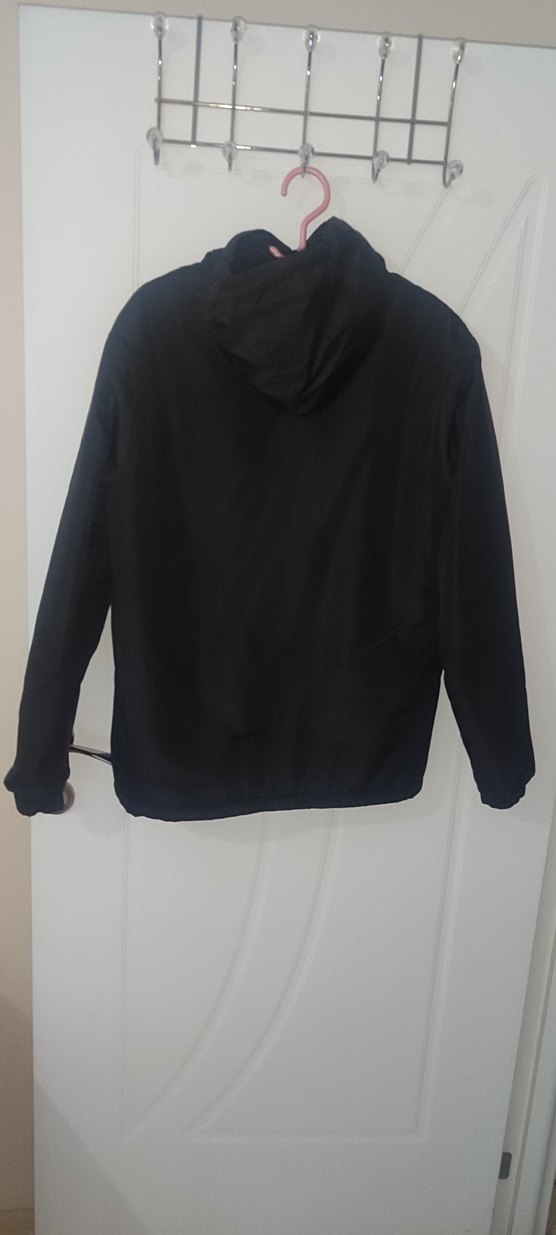 Erkek Siyah Fermuarlı Sweatshirt Mont - Görsel 2