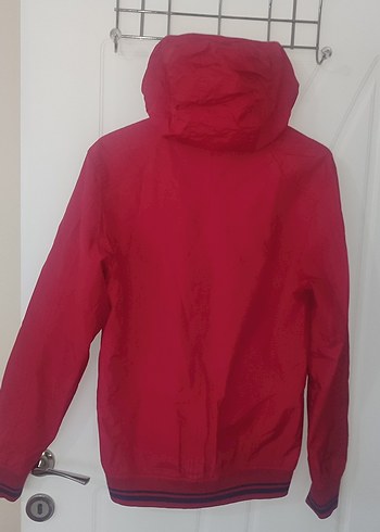 Kırmızı Fermuarlı Unisex Spor Ceket - Görsel 3