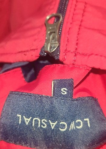 Kırmızı Fermuarlı Unisex Spor Ceket - Görsel 5