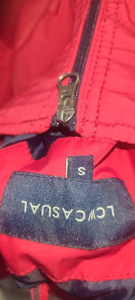 Kırmızı Fermuarlı Unisex Spor Ceket - Görsel 5