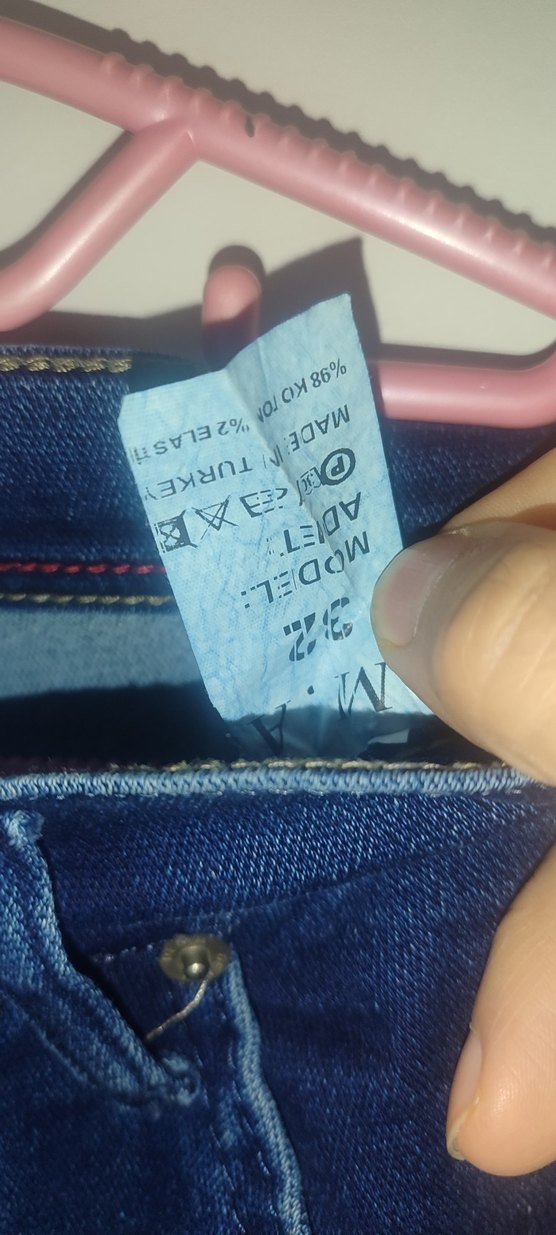 Lacivert Dar Kesim Erkek Denim Pantolon - Görsel 4