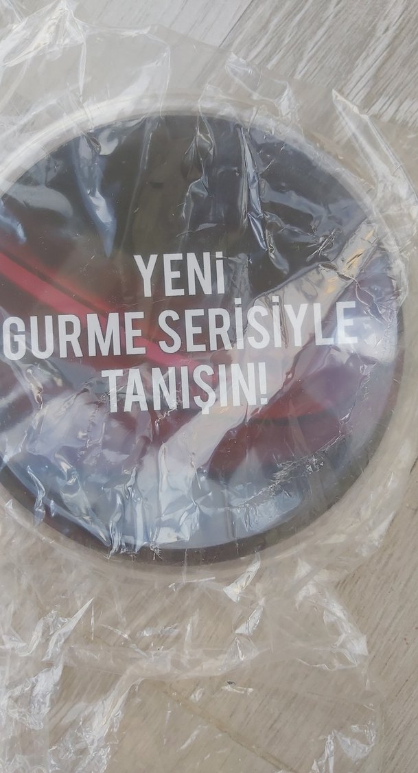 Parlak Kahverengi Grunge Punk Paraüstü Tabağı - Görsel 2