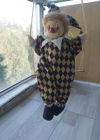 Kahverengi Desenli Palyaço Biblo - Görsel 2