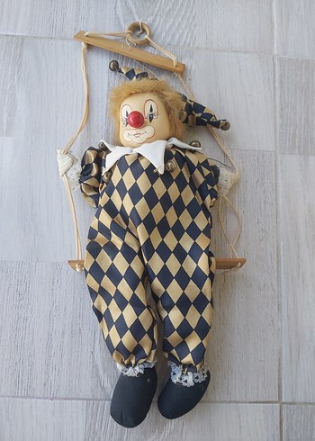 Kahverengi Desenli Palyaço Biblo - Görsel 6