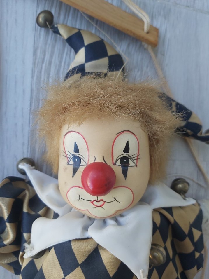 Kahverengi Desenli Palyaço Biblo - Görsel 5