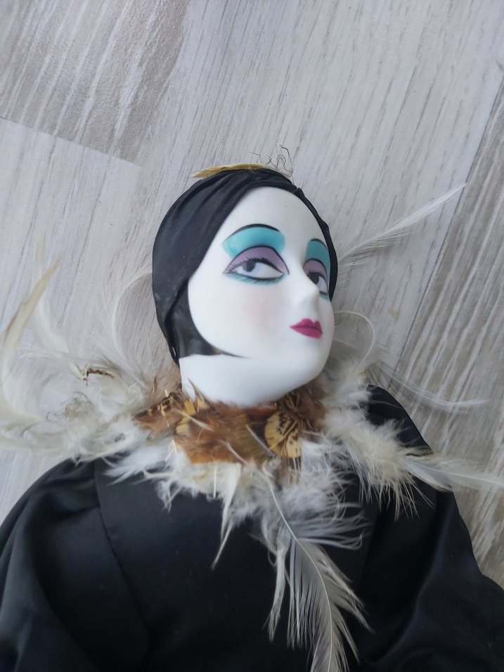 Porselen Eski Vintage Bebek - Görsel 2