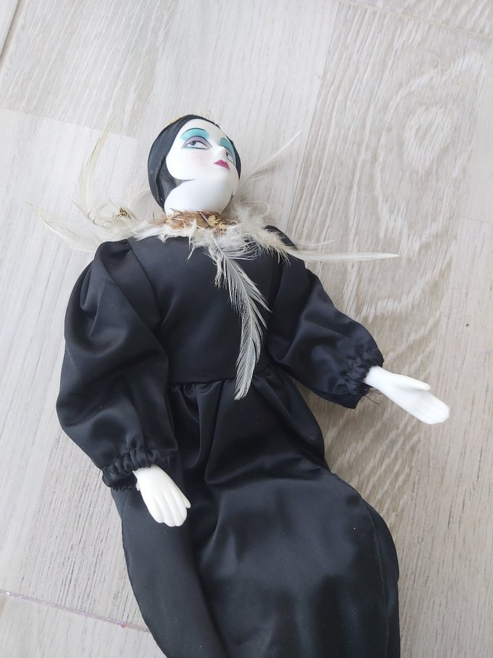 Porselen Eski Vintage Bebek - Görsel 3