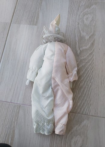 Beyaz Pastel Renkli Palyaço Figürin - Görsel 4